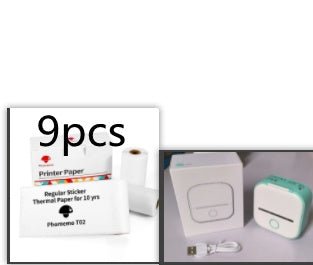 Mini Thermal Label Printer - Portable, Bluetooth, Home & Student Use - silverfoxgoods